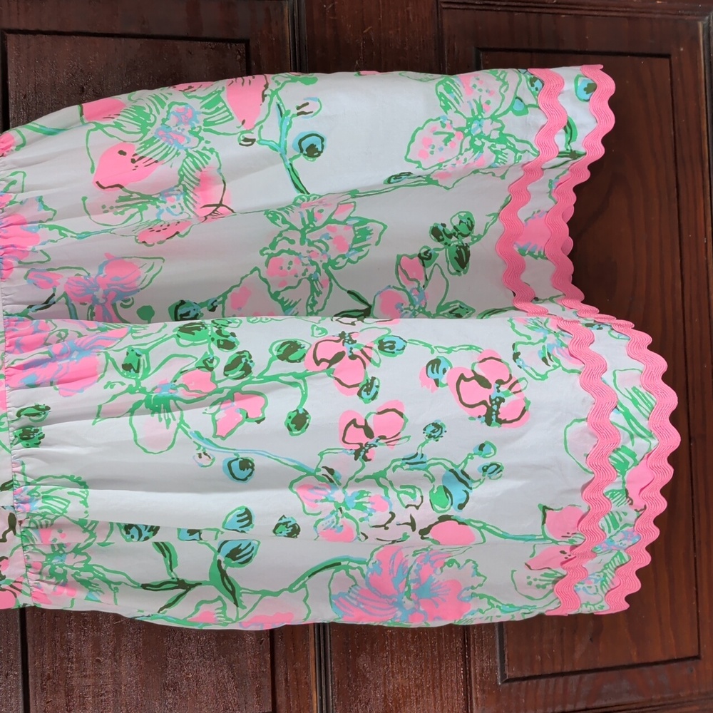 Lilly Pulitzer Mini Knoxlie Dress In Multi Oversized Orchids 12 - Picture 8 of 13